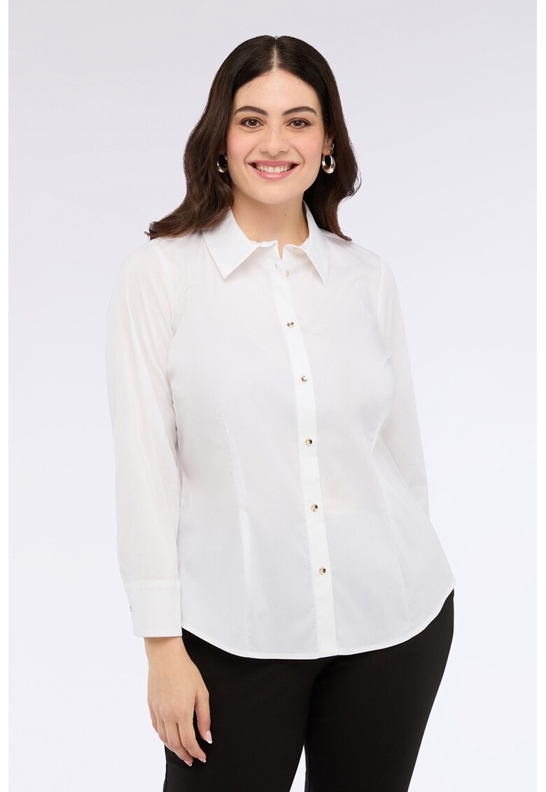 Camasa uni din amestec de bumbac