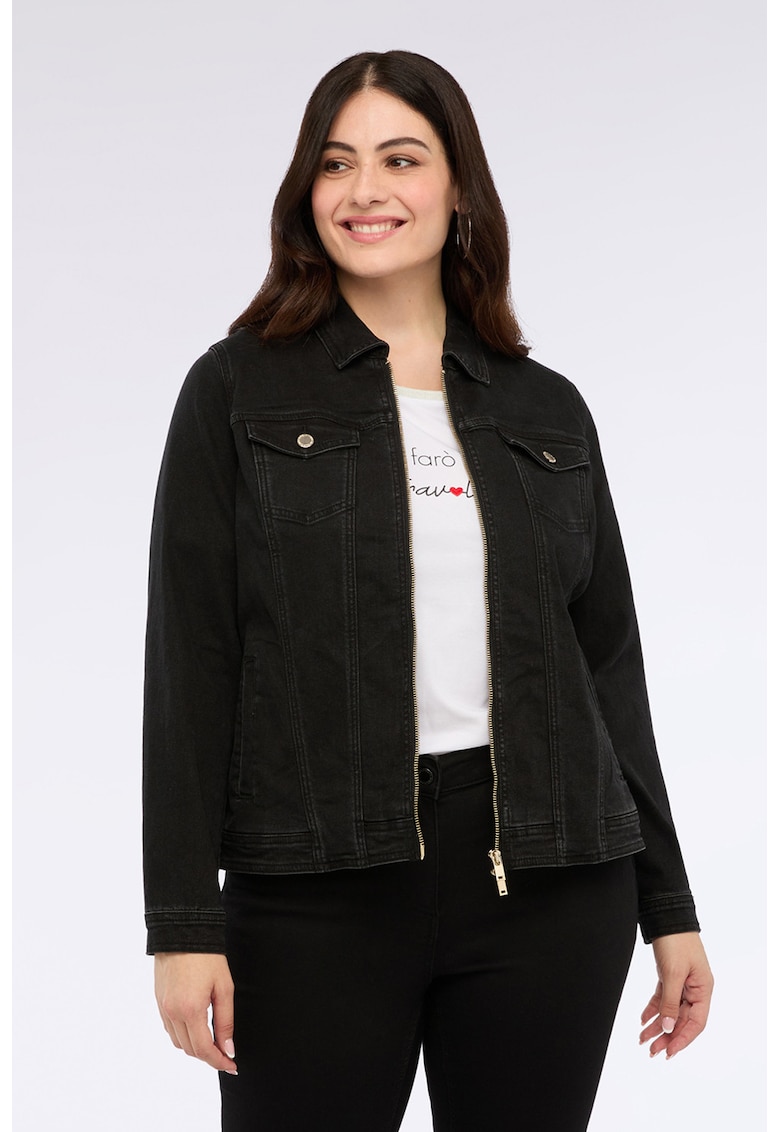 Jacheta cu buzunare si fermoar