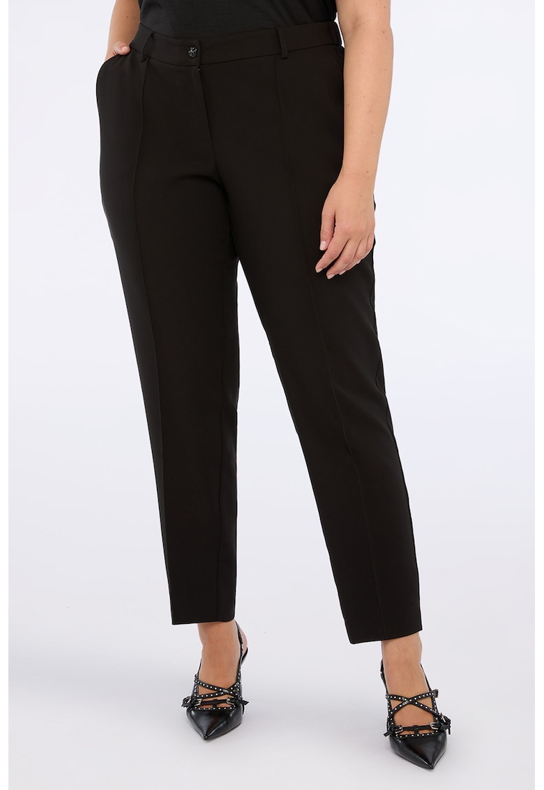 Pantaloni eleganti cu croiala conica