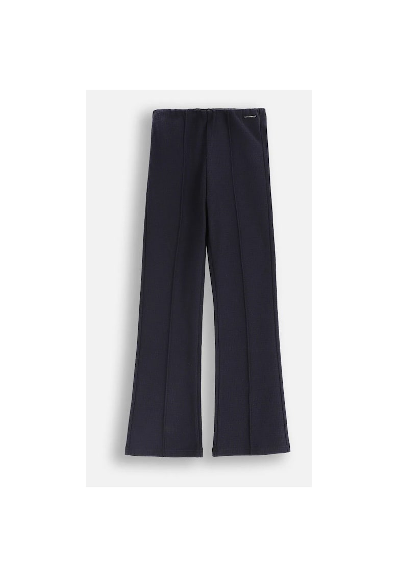 Pantaloni copii - bleumarin - crac evazat - croiala slim fit - certificat ECO 5(R)