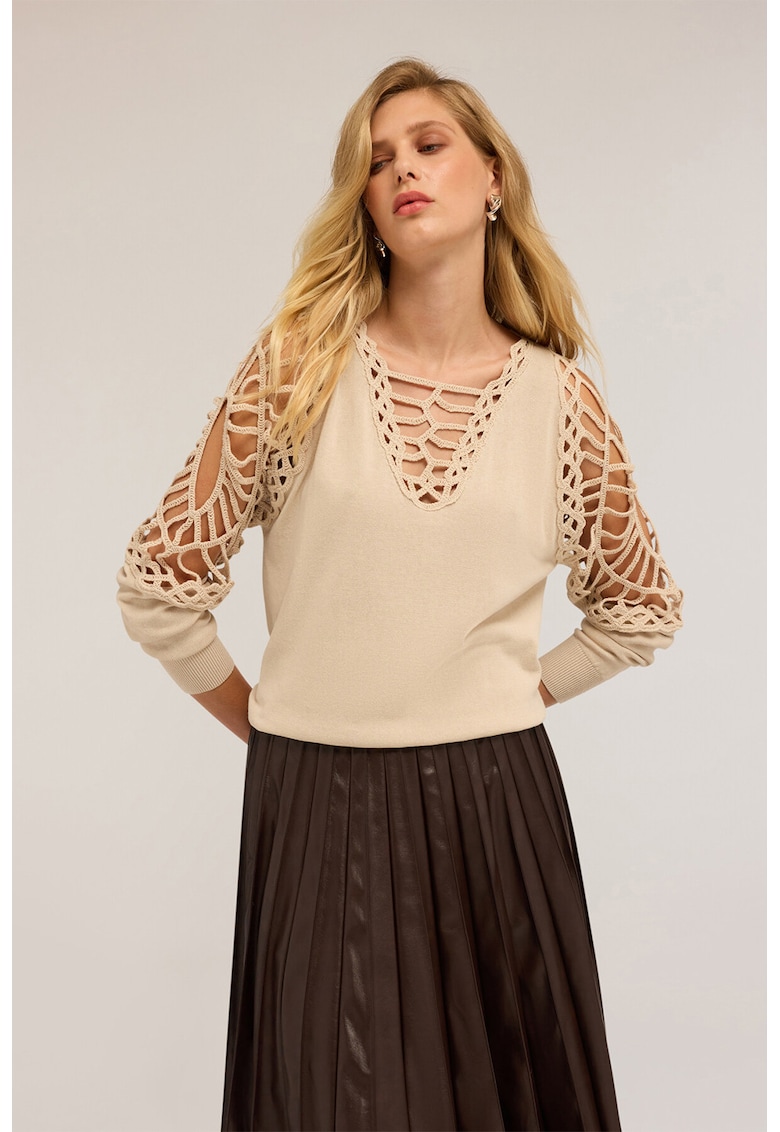 Bluza cu decupaj Bluza cu decupaj