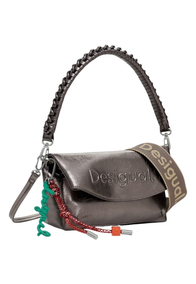 Geanta Half Logo Trokel Dark Silver 6L 48966