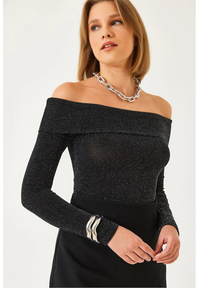 Bluza dama - HiCCUP - Poliester - Negru