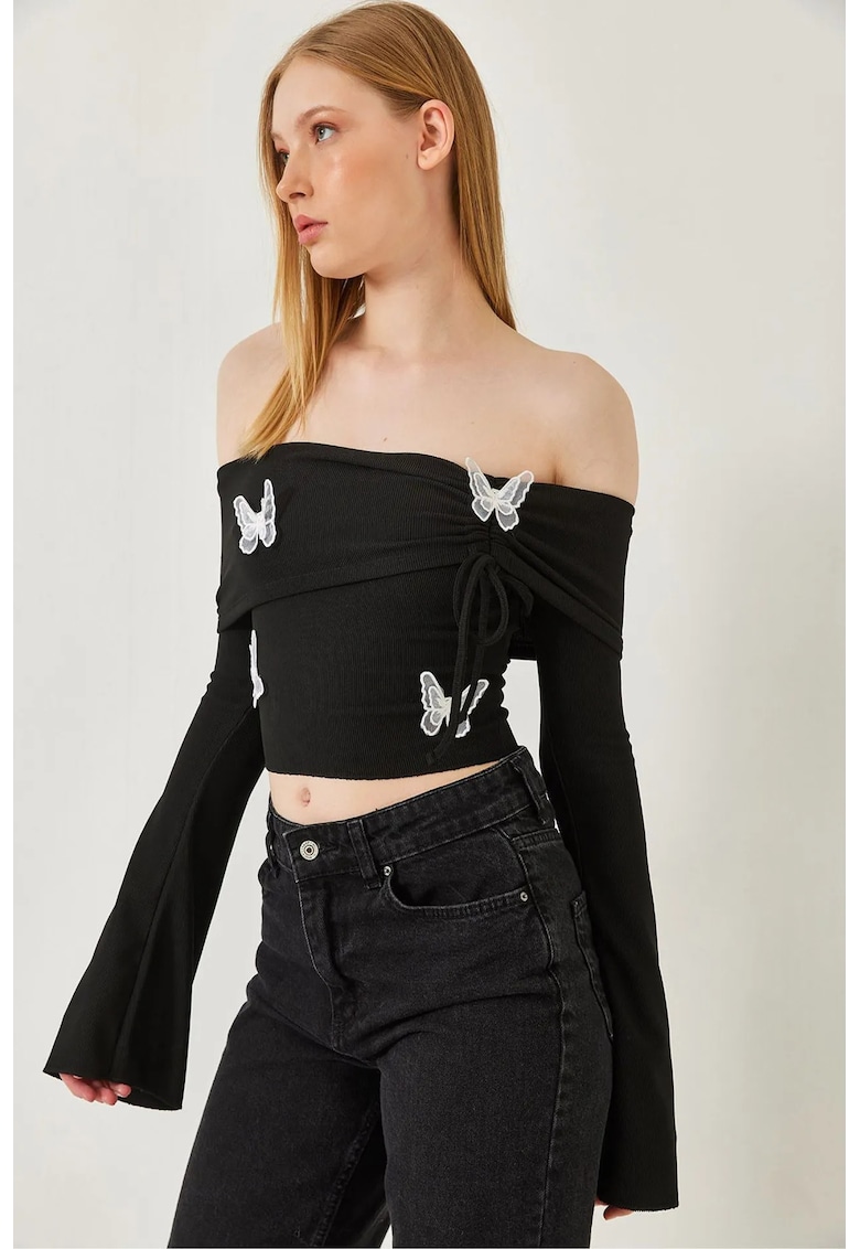 Bluza dama - HiCCUP - Jerseu - Negru