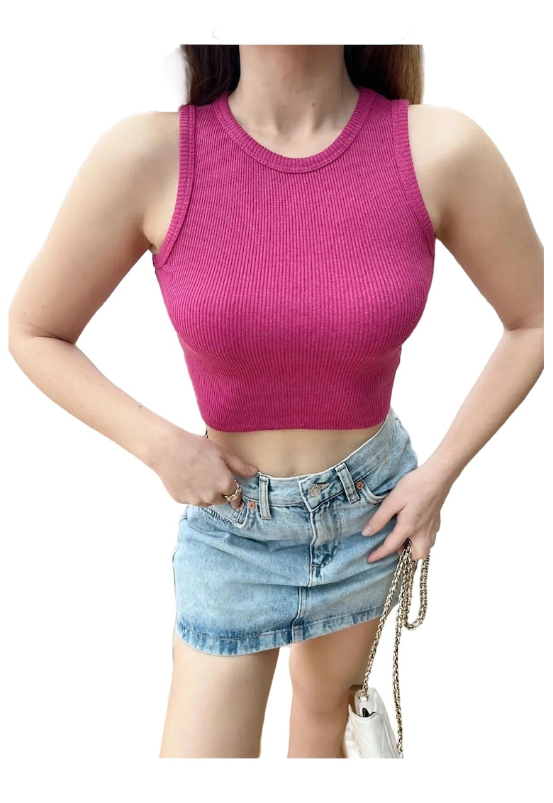 Maiou -  Bumbac/Lycra - Roz