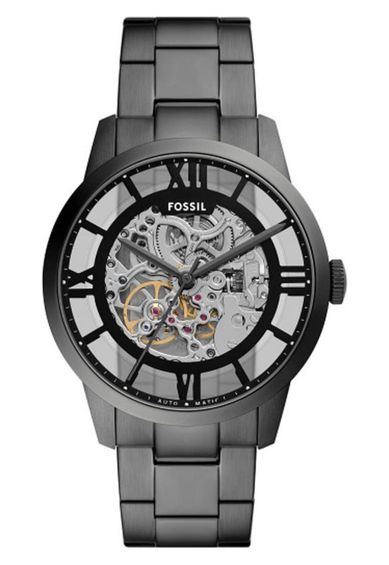 Ceas Townsman - automat - gri - 44mm - bratara din inox - rezistent la apa 50m