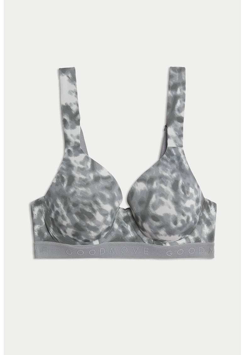 Sutien cu model - Gri deschis/Gri inchis