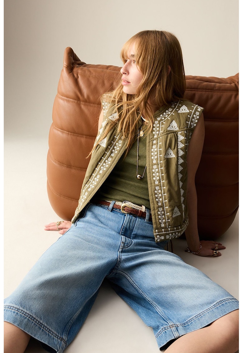 Bermude cu talie inalta