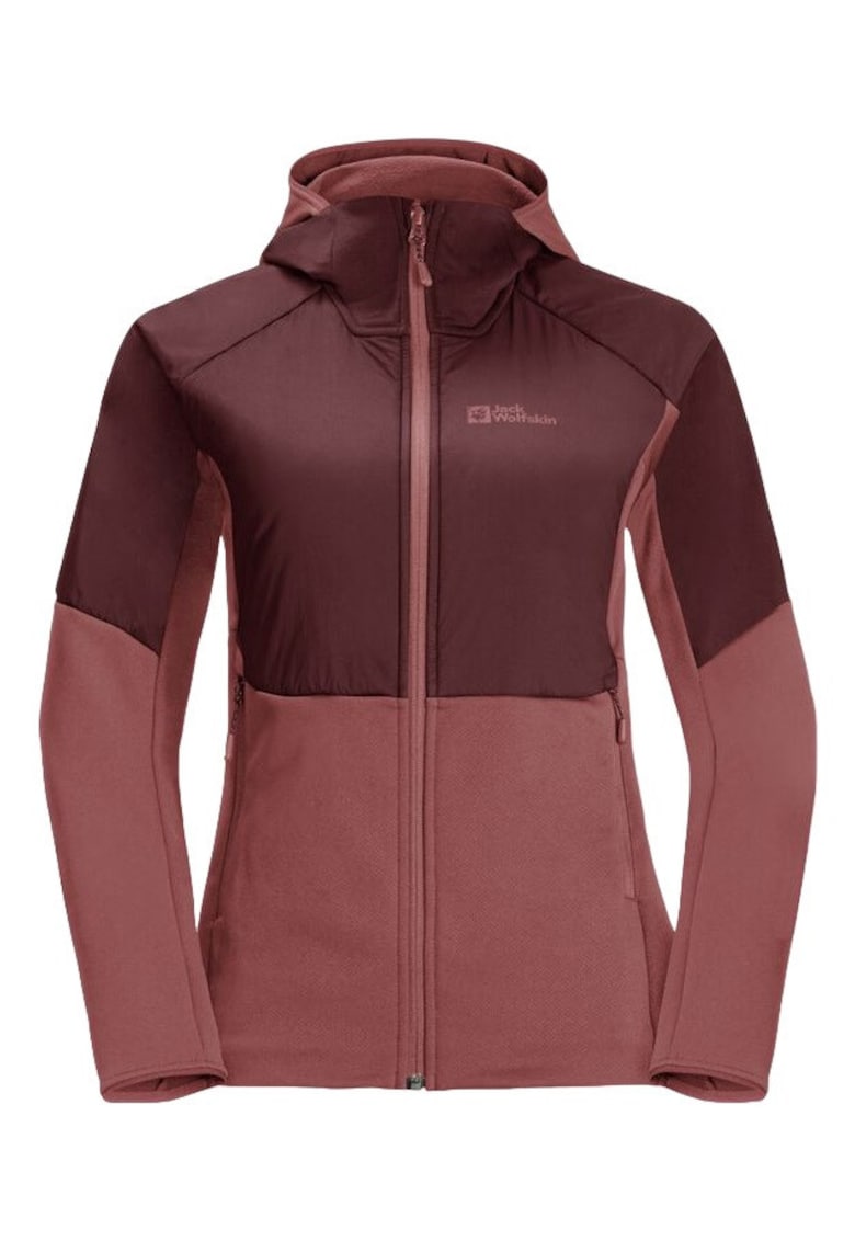 Hanorac fleece dama Alpgrat Pro Ins Fz Grena/Roz