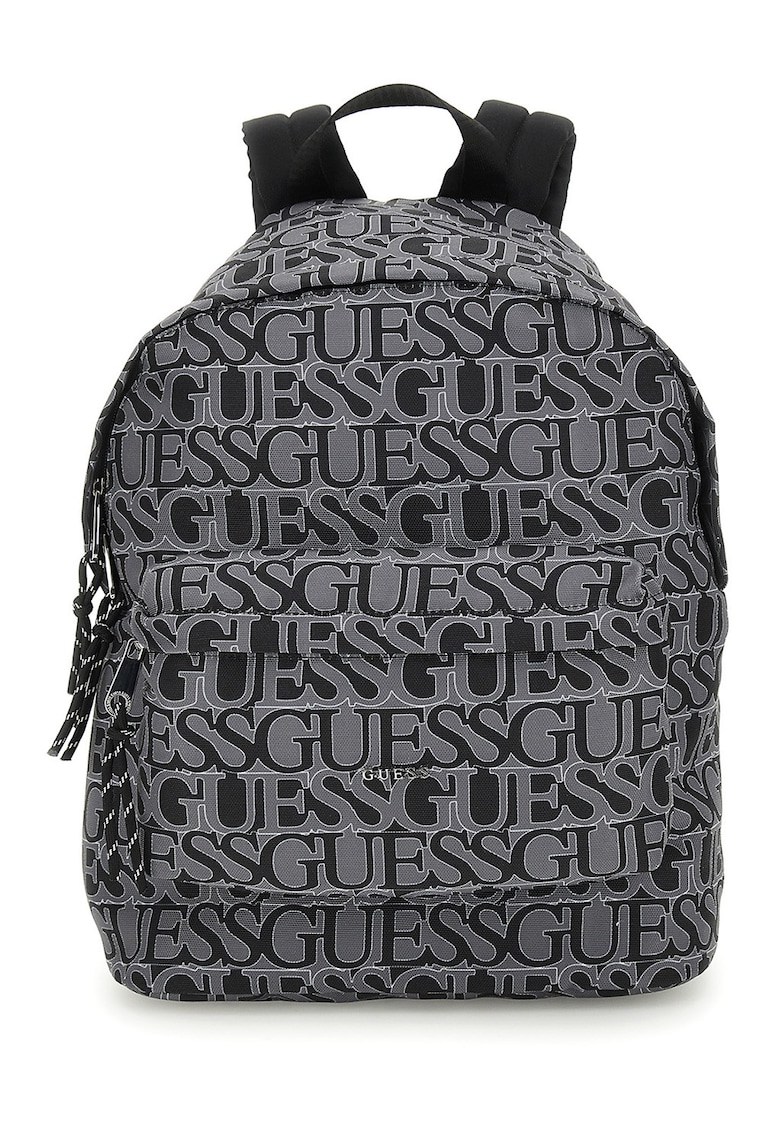 Rucsac cu imprimeu logo - Negru/Gri