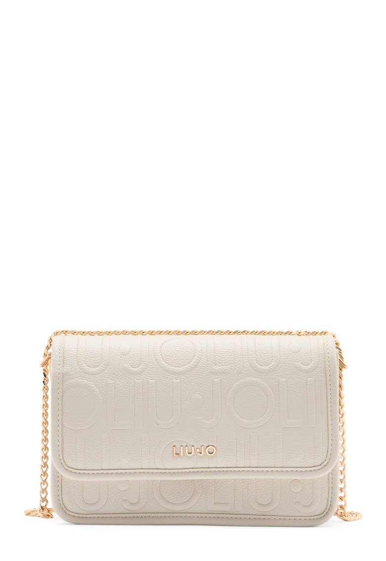 Geanta crossbody cu bareta din lant Better - Bej deschis