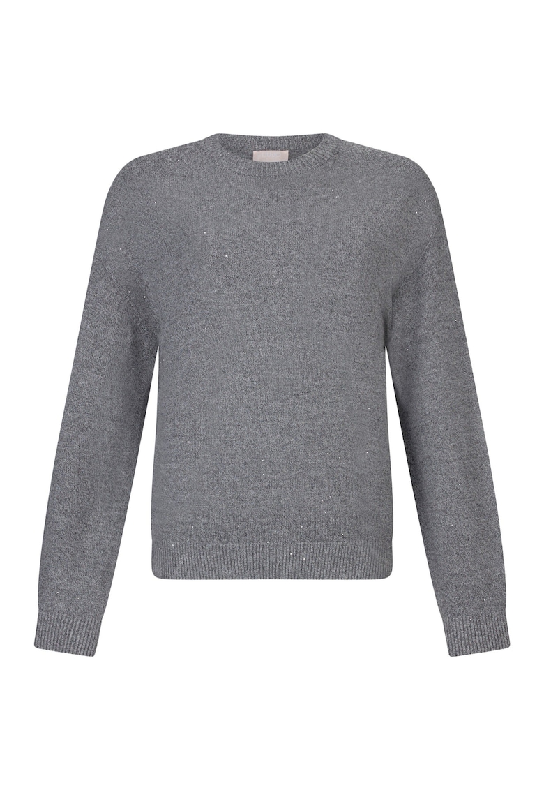 Pulover cu maneci cazute - Gri