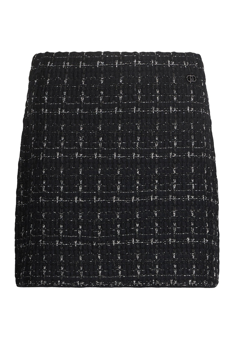 Fusta mini tricotata - Negru