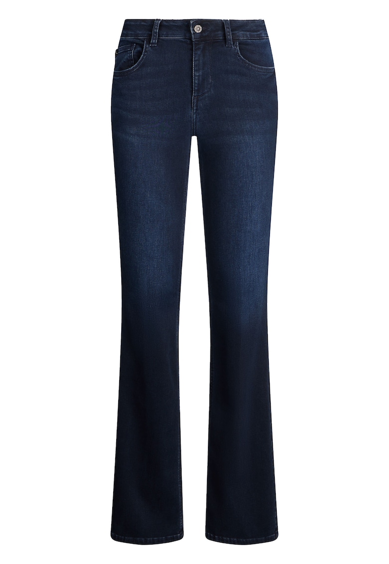 Blugi bootcut cu talie medie