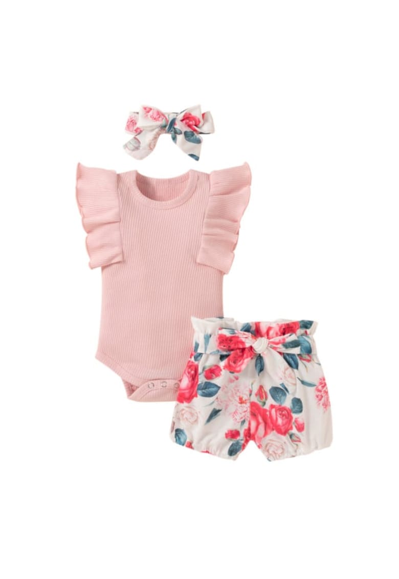 Compleu Model AL 12533 cu body si pantaloni Beauty - Multicolor