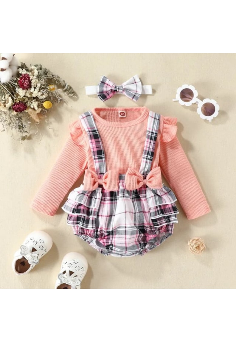 Compleu Model AL 12298 cu pantalonasi bufanti - Multicolor