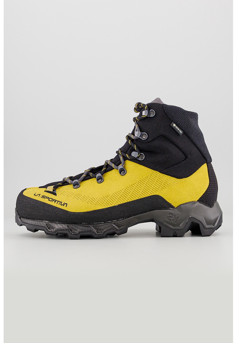 Ghete pentru drumetii Aequilibrium - Negru/Galben mustar