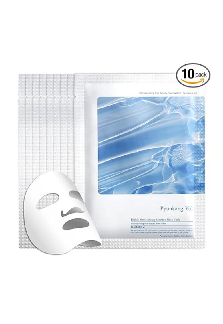 Masca de fata Set de 10x25 ml - hidratanta intens pentru toate tipurile de ten - hipoalergenica - non-lipicioasa