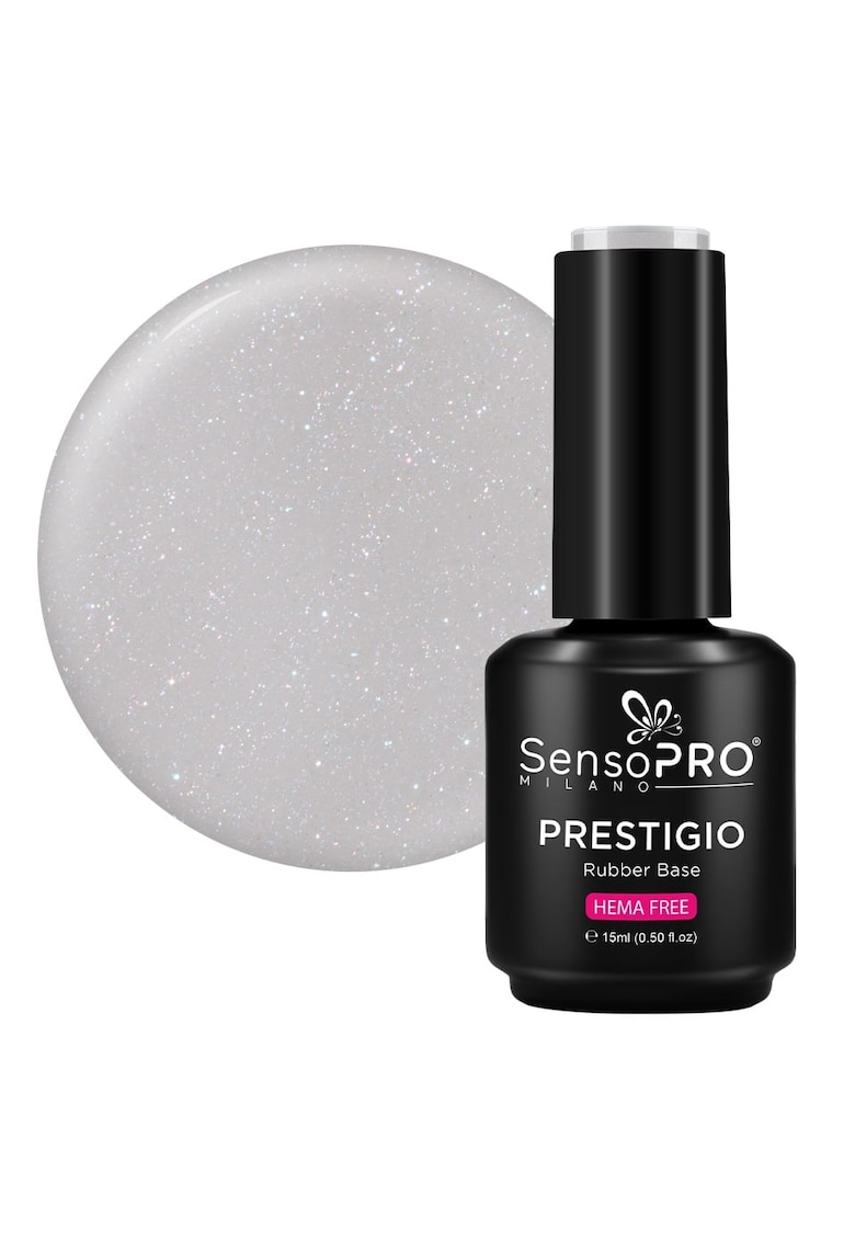 Rubber Base PRESTIGIO - Glass Shimmer 15ml