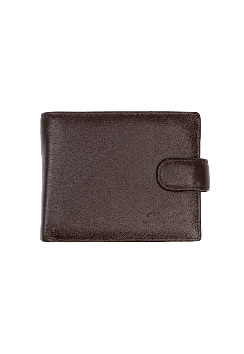 Portofel barbati din piele naturala maro Executive - protectie RFID