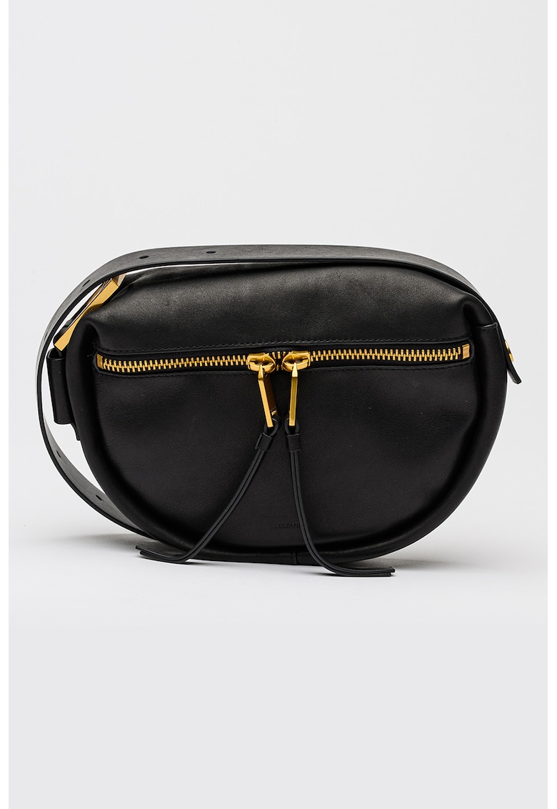 Geanta mica din piele cu bareta ajustabila de umar Noemie