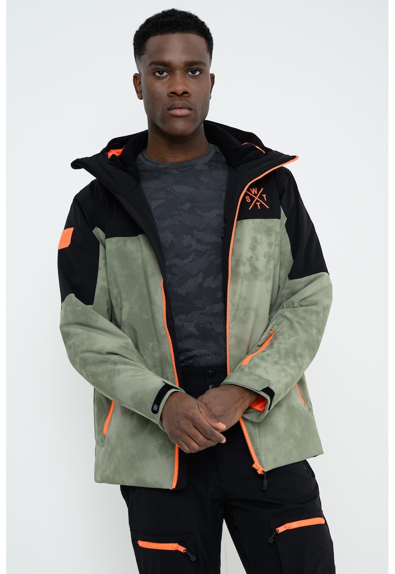 Geaca pentru snowboarding X-Gamma - Negru/Verde fistic