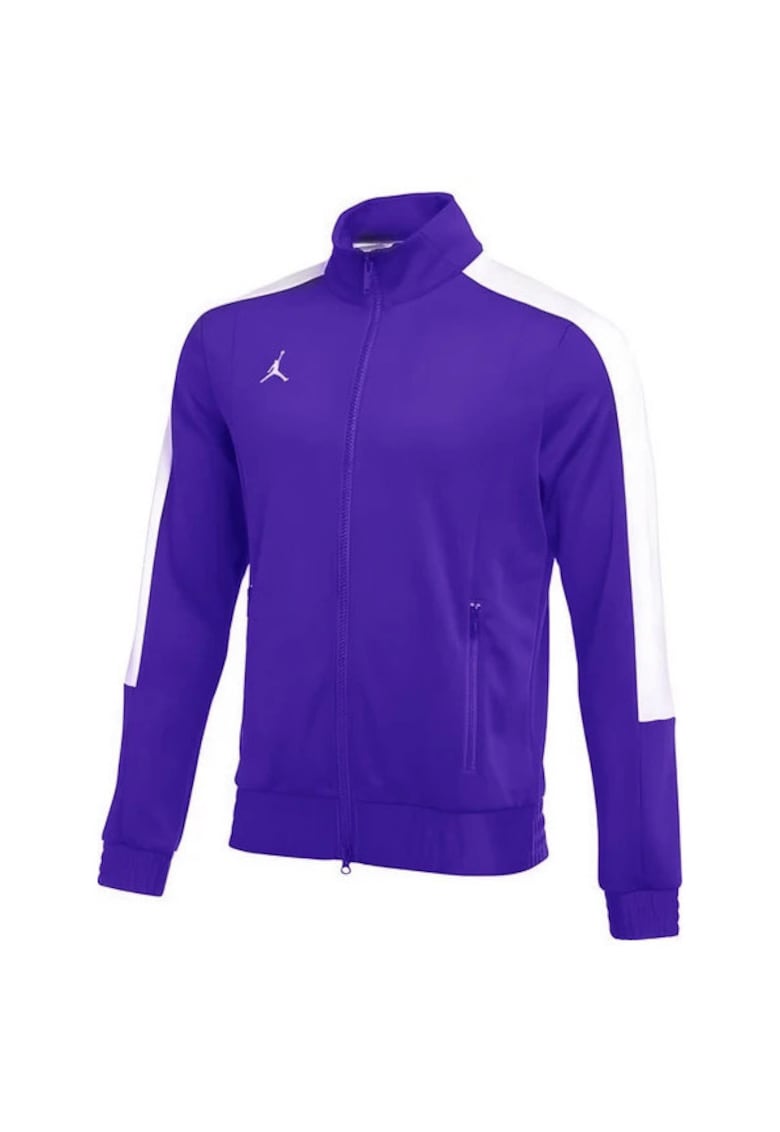 Hanorac cu fermoar pentru barbati Air Jordan violet-alb - marimea