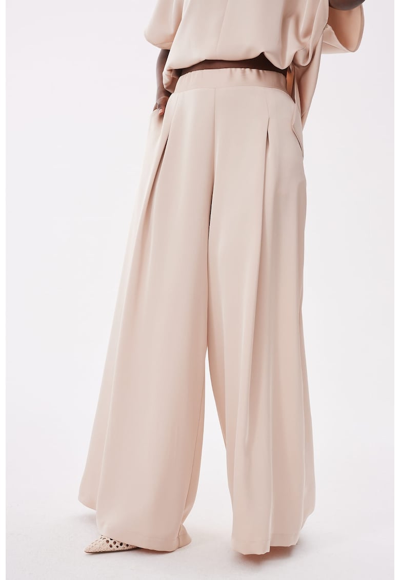 Pantaloni largi cu talie elastica Cigar