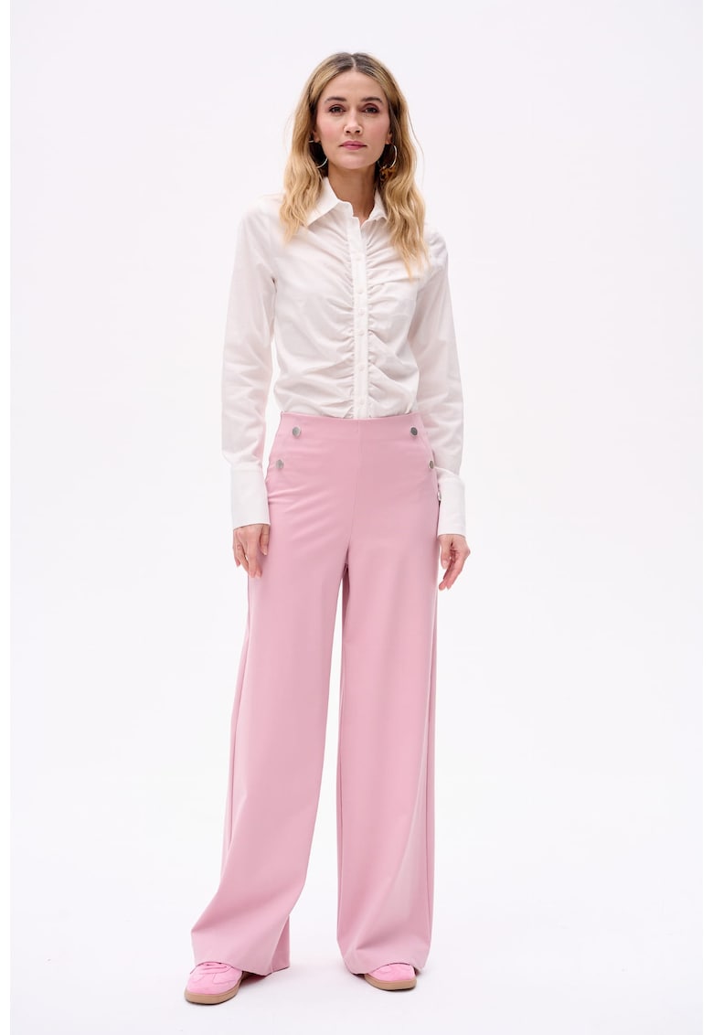 Pantaloni cu nasturi decorativi Endorfina