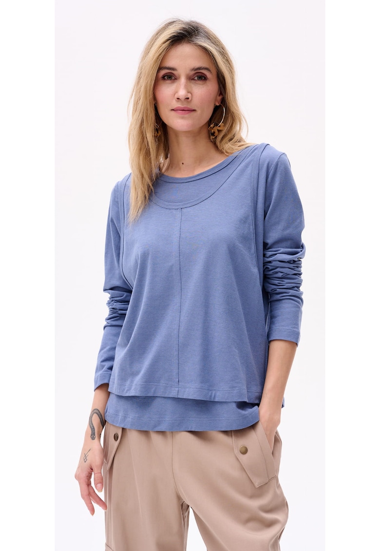 Bluza uni cu aspect 2in1 Klarisa