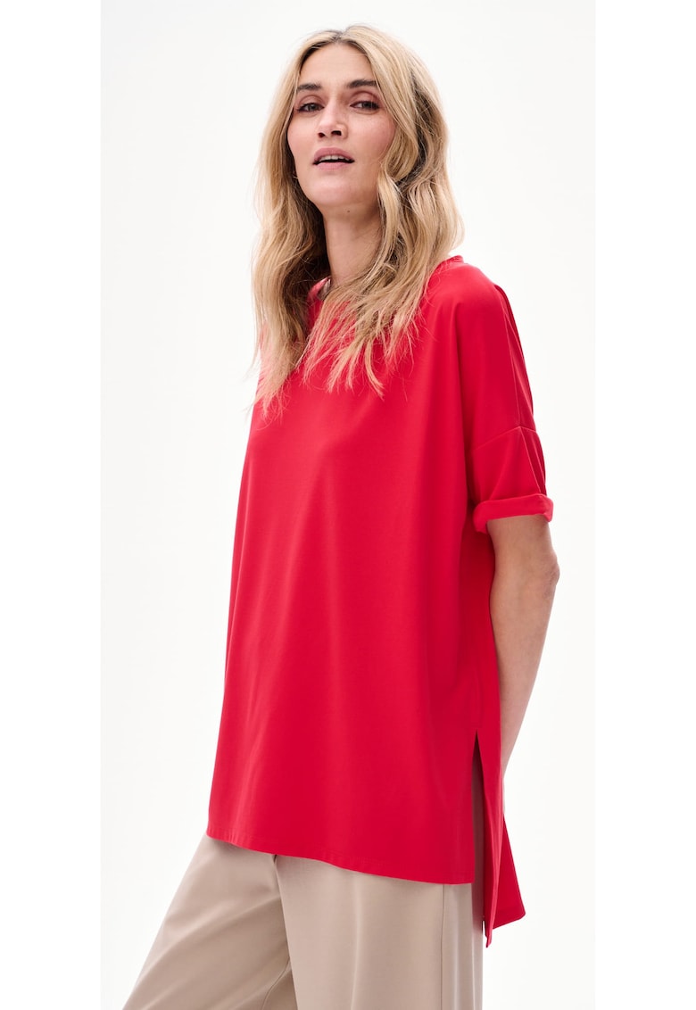 Bluza Renzi cu decolteu la baza gatului