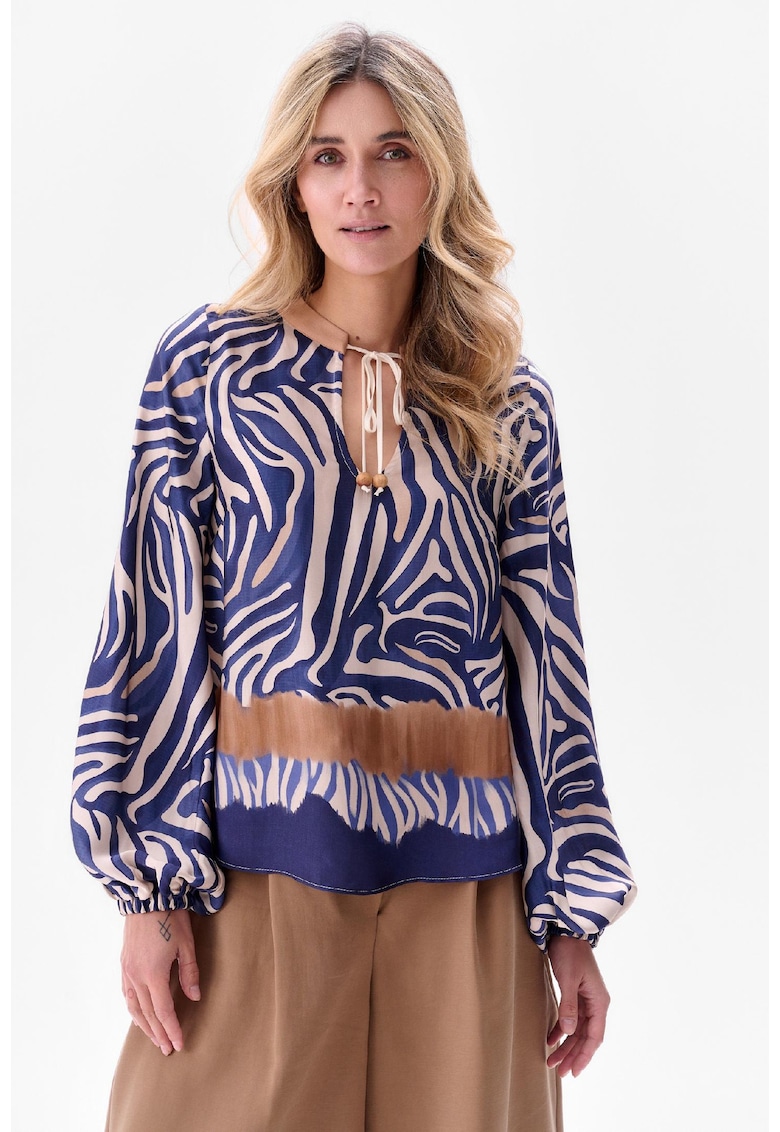 Bluza-tunica cu imprimeu abstract Nova