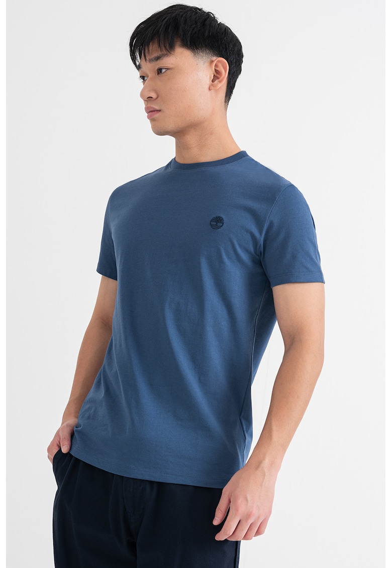 Tricou slim fit din bumbac Dun-River