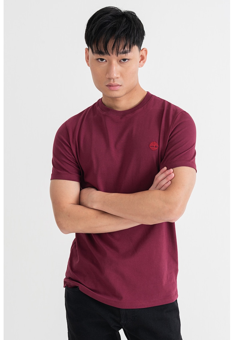 Tricou slim fit din bumbac Dun-River