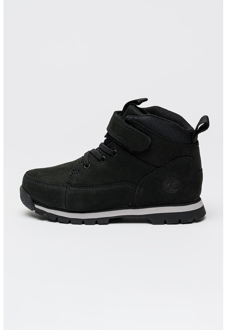 Timberland Ghete de piele intoarsa Euro Rock - Negru
