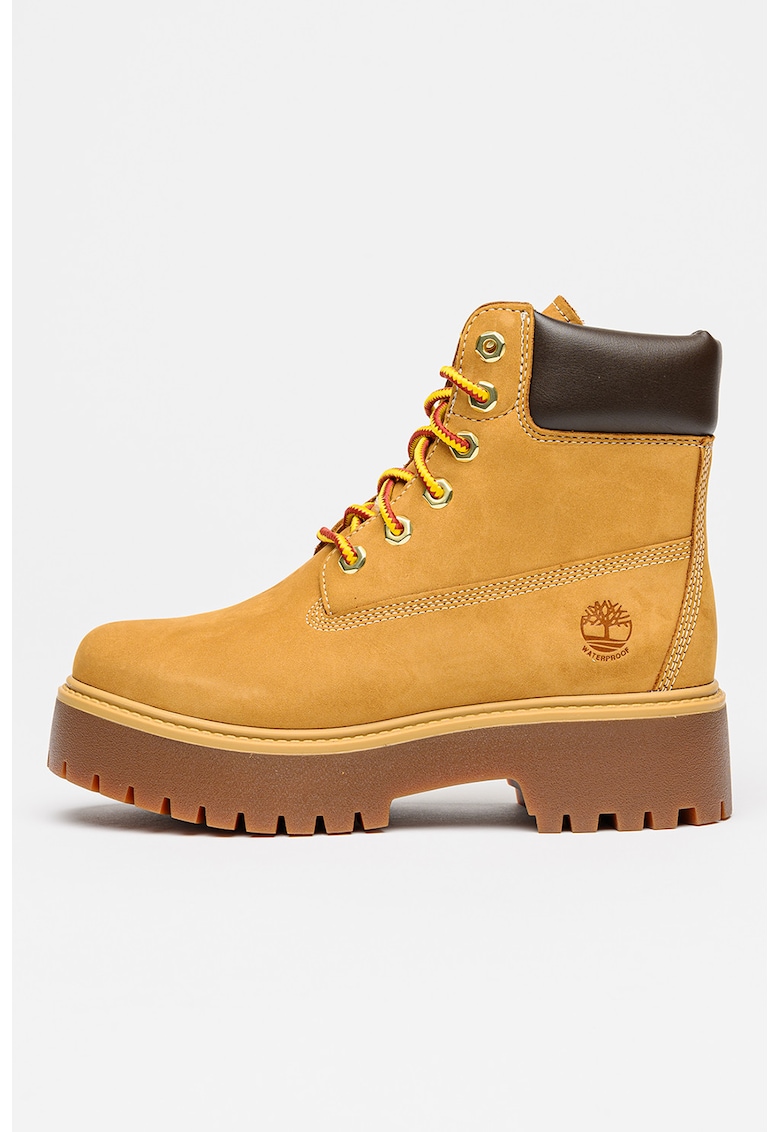 Bocanci din piele nabuc impermeabili Stone Street 6