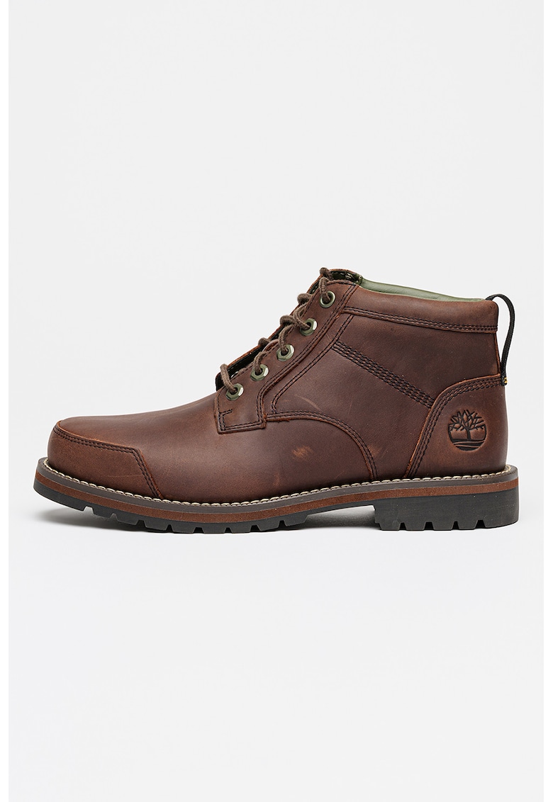 Ghete din piele Larchmont - Maro cognac