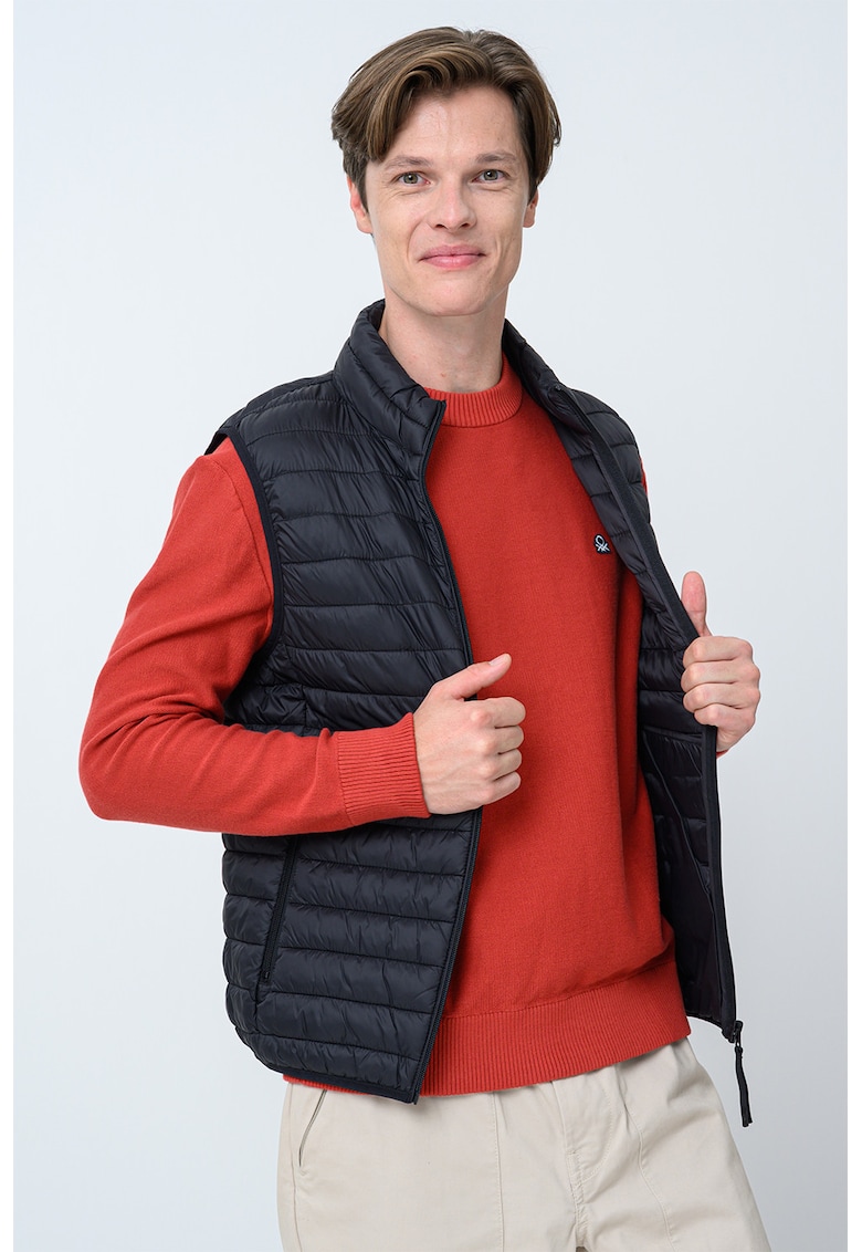 Vesta cu vatelina si fermoar