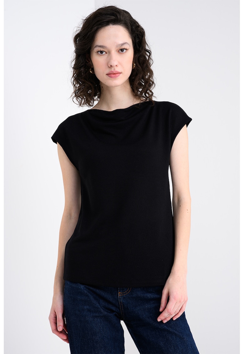 Bluza cu decolteu drapat