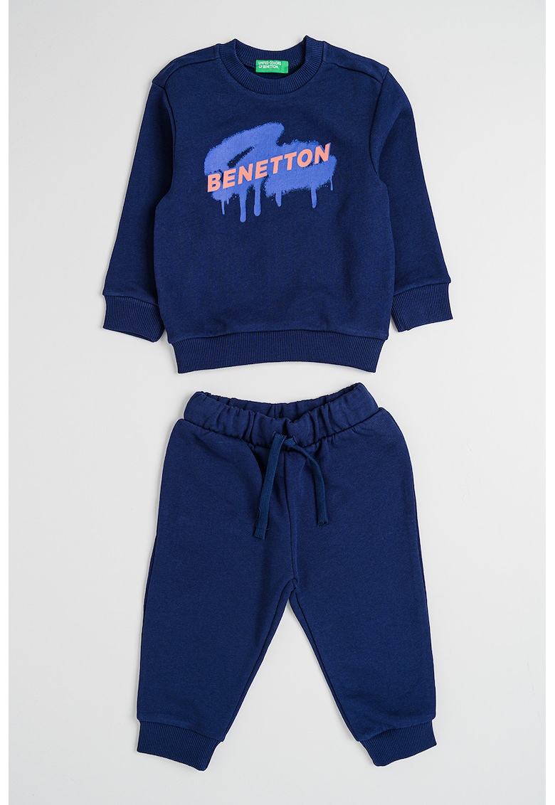 Trening cu imprimeu logo - Bleumarin