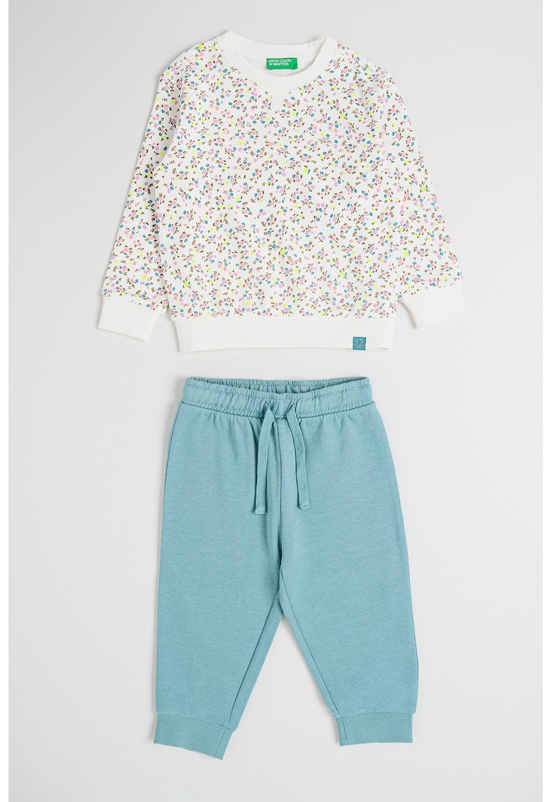 Trening cu imprimeu si buzunar aplicat