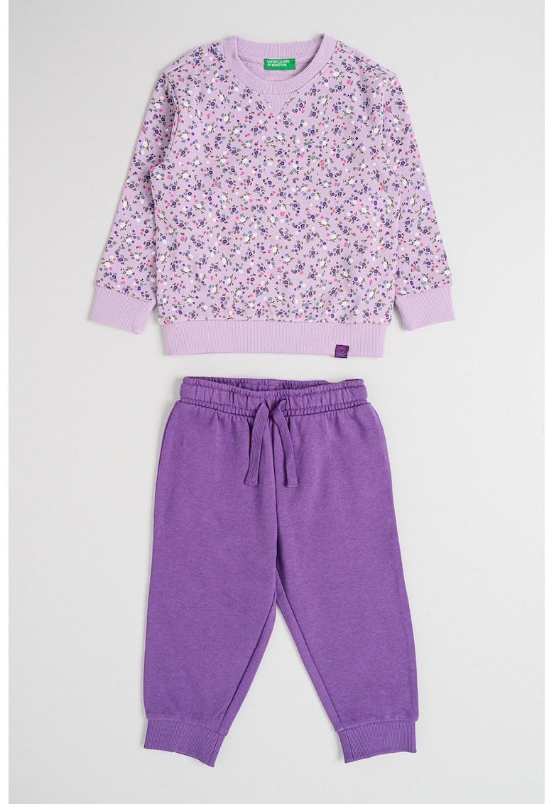 Trening cu imprimeu si buzunar aplicat