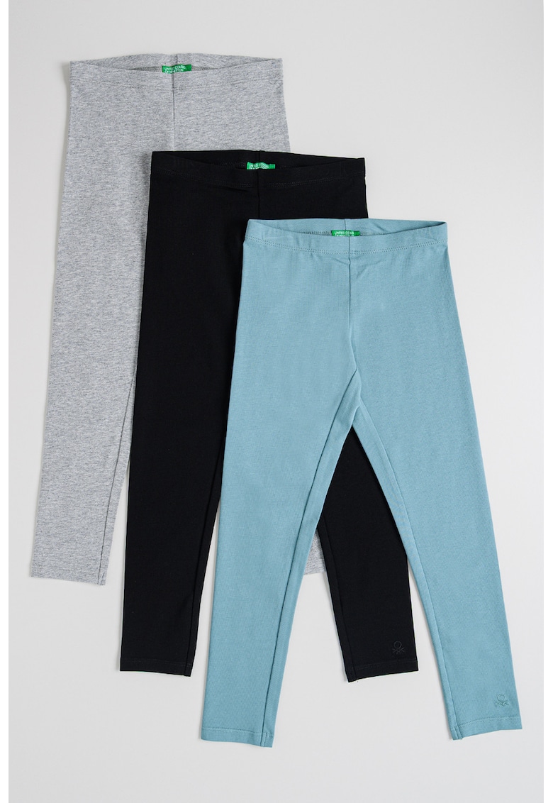 Set de colanti cu model uni - 3 perechi