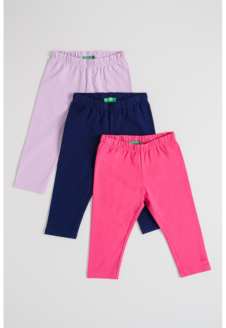 Set de colanti cu model uni - 3 perechi