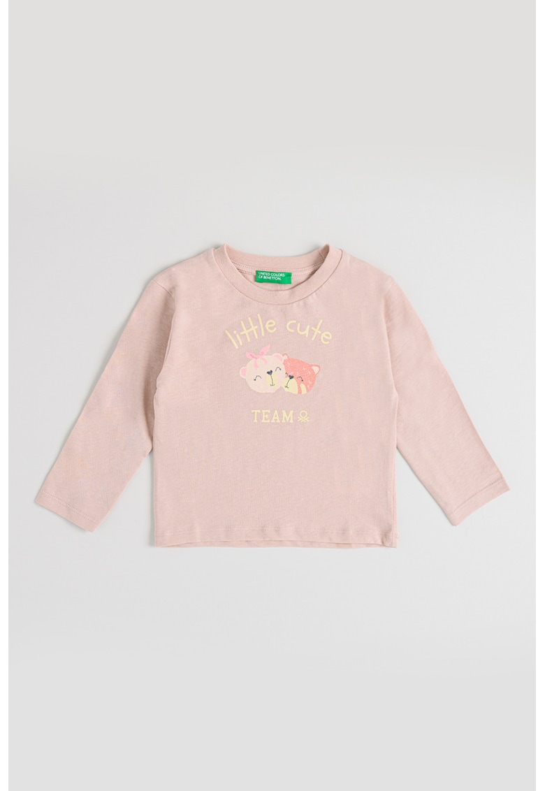 Bluza din bumbac cu imprimeu