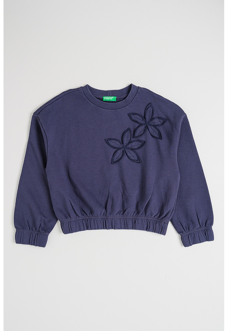 Bluza de trening din bumbac cu broderie