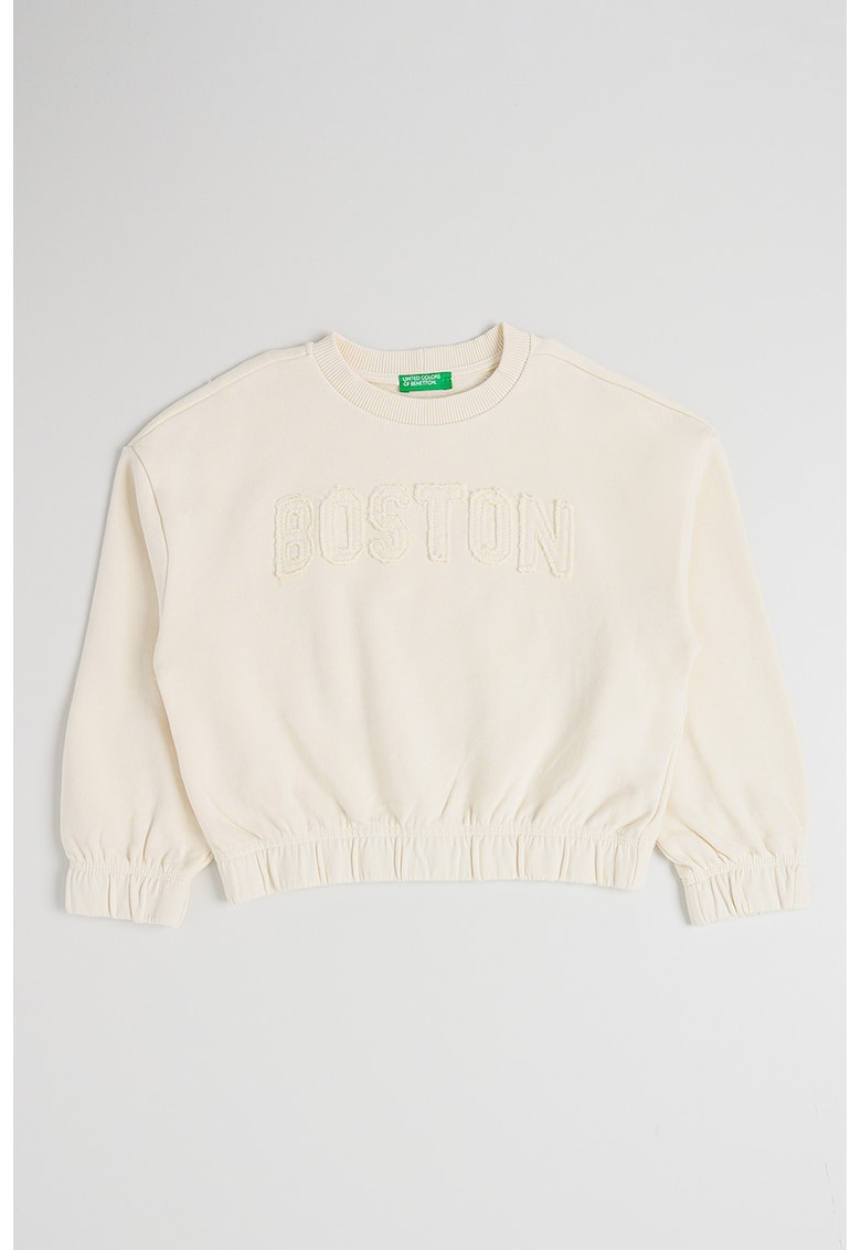 Bluza de trening din bumbac cu broderie