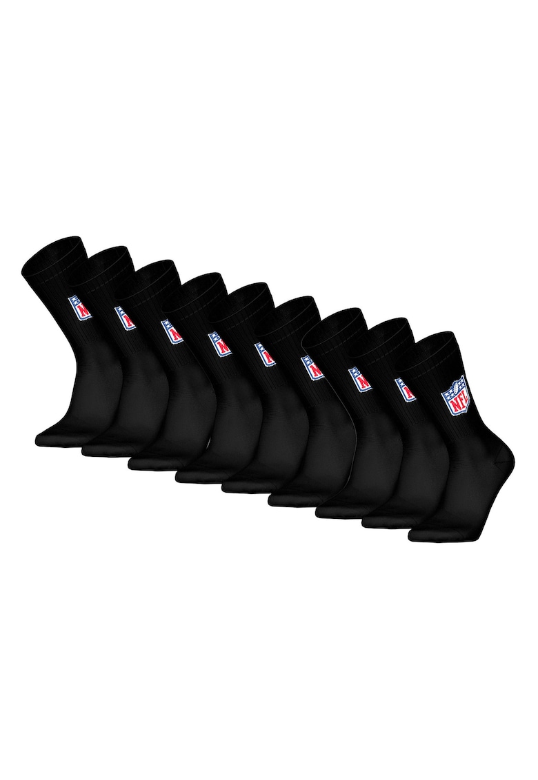 Nfl Set de sosete unisex - 9 perechi - Negru