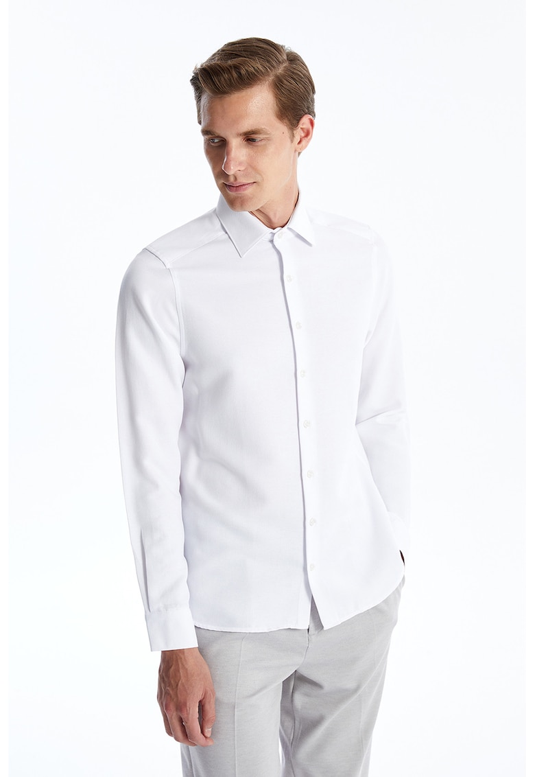 Camasa slim fit cu aspect texturat Camasa slim fit cu aspect texturat