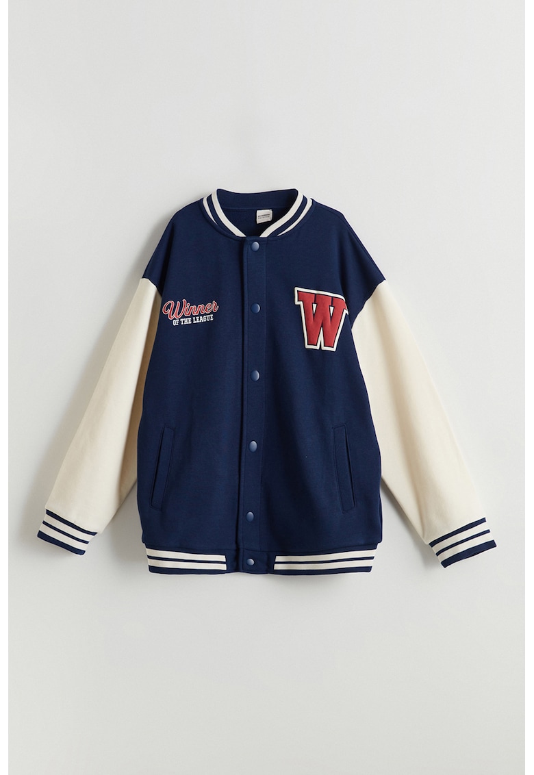 Jacheta varsity cu capse